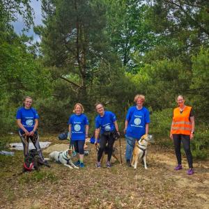 Unsere Sch&uuml;tzlinge zu Gast bei den @bundeshundespiele

Unsere Bundesfreiwillige Kira sowie unsere Ehrenamtlichen Annika, Kristin und Claudia sind am Sonntag bei den Bundeshundespielen am Bernsteinsee Sassenburg an den Start gegangen. Im Gep&auml;ck: Vier unserer aktuellen Sch&uuml;tzlinge, die bei den gestellten Aufgaben viel Einsatz, Spa&szlig; und gutes Benehmen beweisen konnten! Es folgt der Tagesbericht von Annika. Vorweg aber ein gro&szlig;er Dank an Inka Burow @grappamaus die dem Achtergespann die Teilnahme erm&ouml;glicht hat; an Julia von @insachenhundgudensberg f&uuml;r die eigens angepassten Maulk&ouml;rbe sowie an unsere vier Teilnehmerinnen f&uuml;r euer Herzblut!

&bdquo;Vor f&uuml;nfeinhalb Wochen bekam ich die Anfrage: &bdquo;Hey Anni, die liebe Inka von Grappamaus m&ouml;chte ein paar Gassig&auml;nger zu den Bundeshundespielen einladen. Haste Bock?&ldquo; 

Erster Gedanke: Mein linker Innenmeniskus ist gerissen. 
Zweiter Gedanke, nachdem ich mir die Internetseite angeschaut habe: Warum nicht? (Eventuell wegen des gerissenen Innenmeniskus!?) Also habe ich zugesagt. 

Wie sich sp&auml;ter herausstellte, waren wir ein Dreamteam bestehend aus acht: Kira mit Wilson, Kristin mit Chanel, Claudia mit Lila und ich mit Henry. 

Wir w&uuml;rden knapp &uuml;ber zwei Stunden fahren. Und nachdem uns Inka offenbart hatte, wir m&uuml;ssten um 8 Uhr (nat&uuml;rlich morgens!) da sein, beschlossen wir, im Tierhafen zu &uuml;bernachten. So trafen wir uns Samstag zu einem gemeinsamen Spaziergang mit anschlie&szlig;endem Essengehen f&uuml;r die Menschen. Nach wildem Versicherungssuchen, fr&ouml;hlichem Beisammensein und Br&ouml;tchenschmieren ging es zur viel zu kurzen Nacht, in der gef&uuml;hlt niemand geschlafen hat. 

Am n&auml;chsten Morgen starteten wir unglaublich p&uuml;nktlich und kamen echt fr&uuml;h am Bernsteinsee an - So toll sollte Autobahn fahren immer sein! Als erstes stand die Anmeldung an, die wir alle ziemlich problemlos absolvierten. Waren unsere Hunde aufgeregt und wuselten uns um die Beine? Ja, na klar. Aber es waren auch so ziemlich die einzigen Hunde, die weder bellten, noch p&ouml;belten, noch andere Hunde provoziert haben.

Weiter in den Kommentaren ?? 

#tierhafen #bundeshundespiele #tierheimhund #hundeliebe #ehrenamt